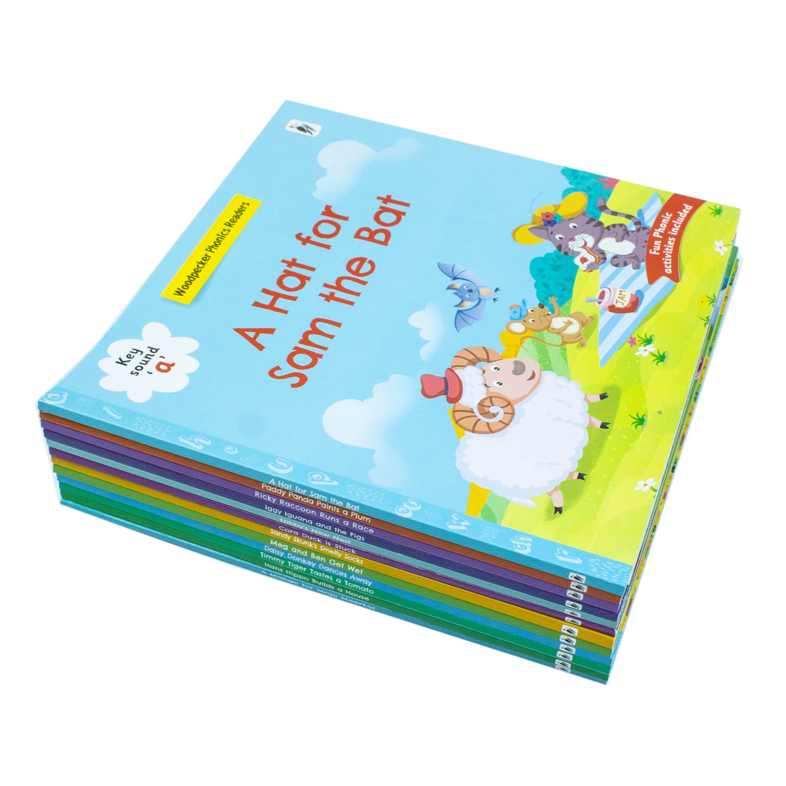 My First Phonic Sounds 12 Books Collection Box Set with Included Fun Activities by Woodpecker Books