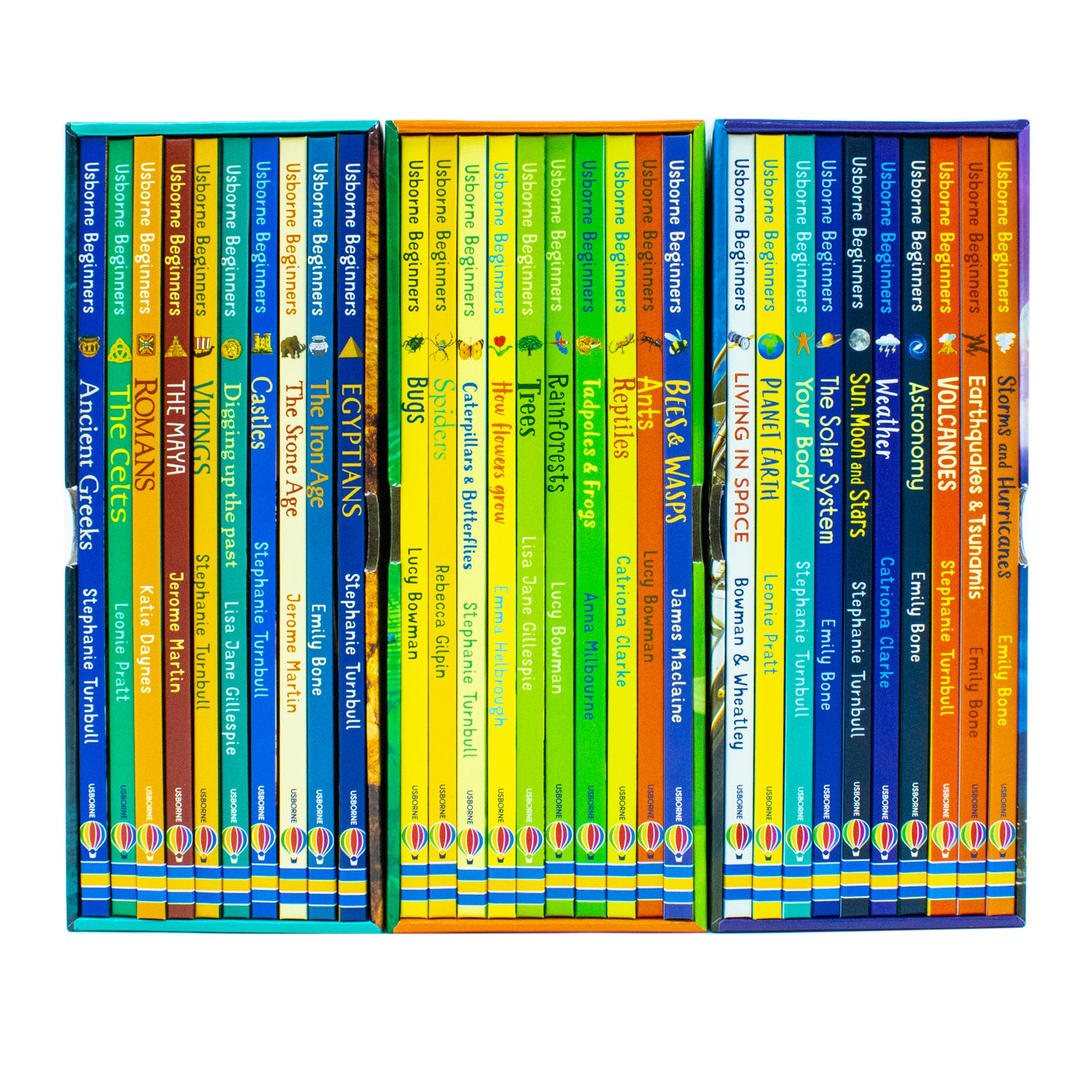 Usborne Beginners Series Science, History, Nature 30 Books Collection Box Set Hardcover - Lets Buy Books