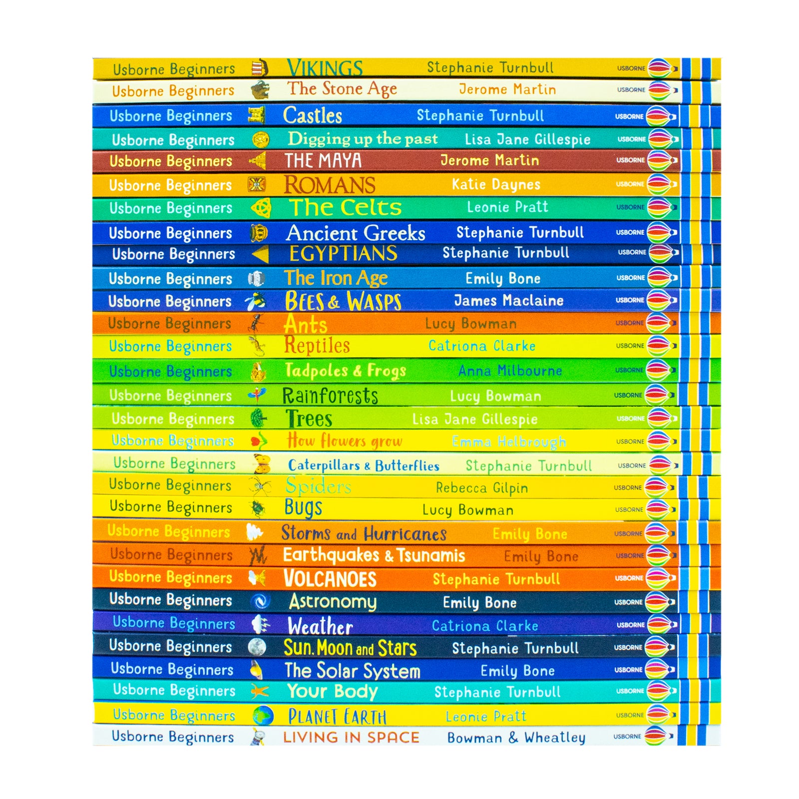 Usborne Beginners Series Science, History, Nature 30 Books Collection Box Set Hardcover - Lets Buy Books