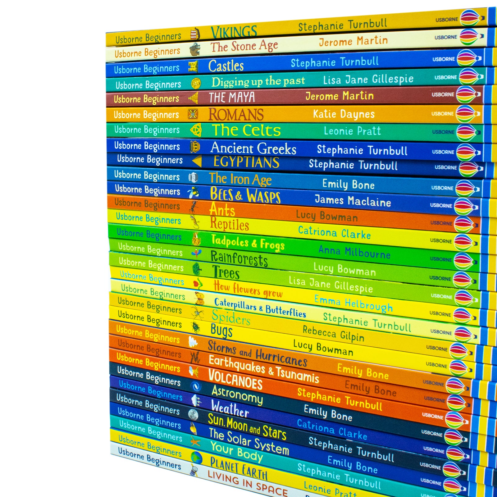 Usborne Beginners Series Science, History, Nature 30 Books Collection Box Set Hardcover - Lets Buy Books