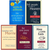 Mitch Albom 5 Books Collection Set (Tuesdays With Morrie, For One More Day, Have A Little Faith) - Lets Buy Books