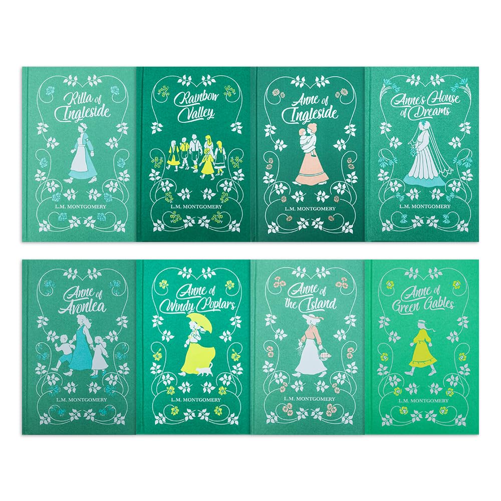 The Complete Collection of Anne of Green Gables 8 Hardback Deluxe Set Anne Ingleside - Lets Buy Books
