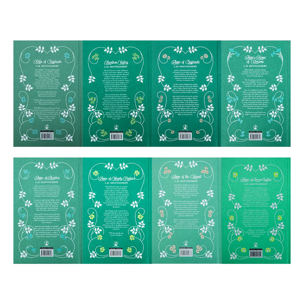 The Complete Collection of Anne of Green Gables 8 Hardback Deluxe Set Anne Ingleside - Lets Buy Books