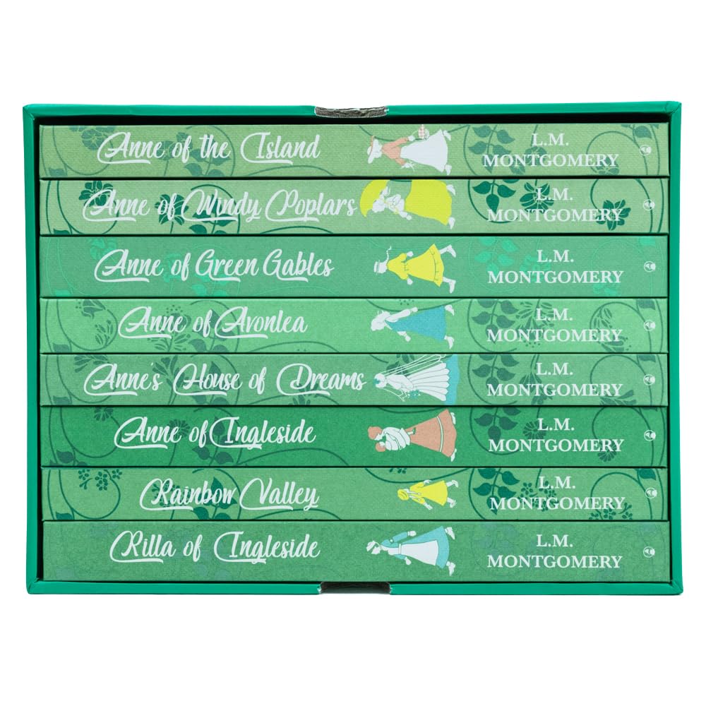 The Complete Collection of Anne of Green Gables 8 Hardback Deluxe Set Anne Ingleside - Lets Buy Books