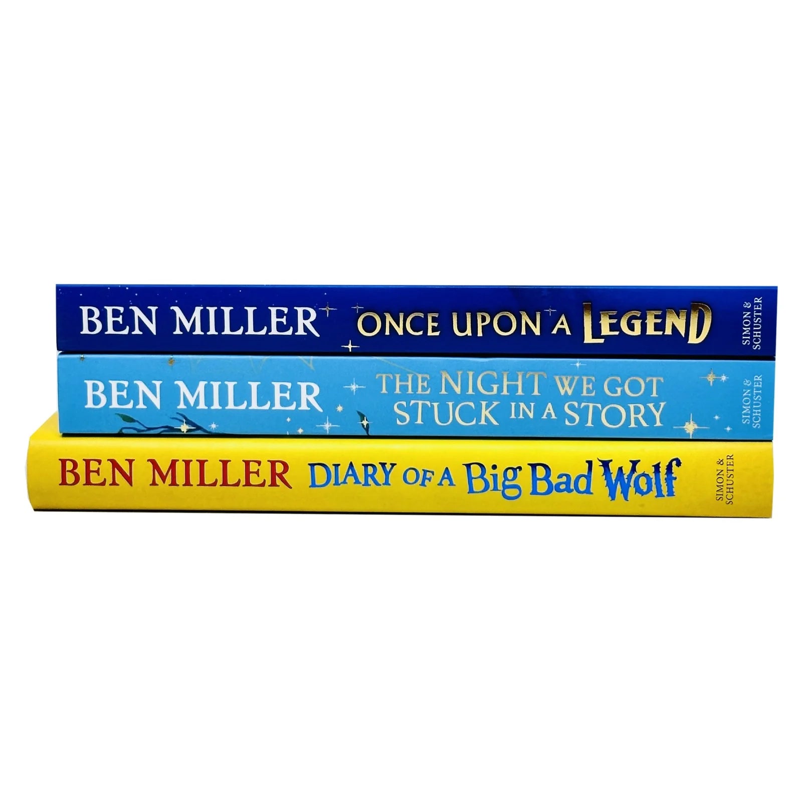 Ben Miller 3 Books Collection Set (The Night We Got Stuck in a Story, Diary of a Big Bad Wolf [Hardback] ) by Ben Miller