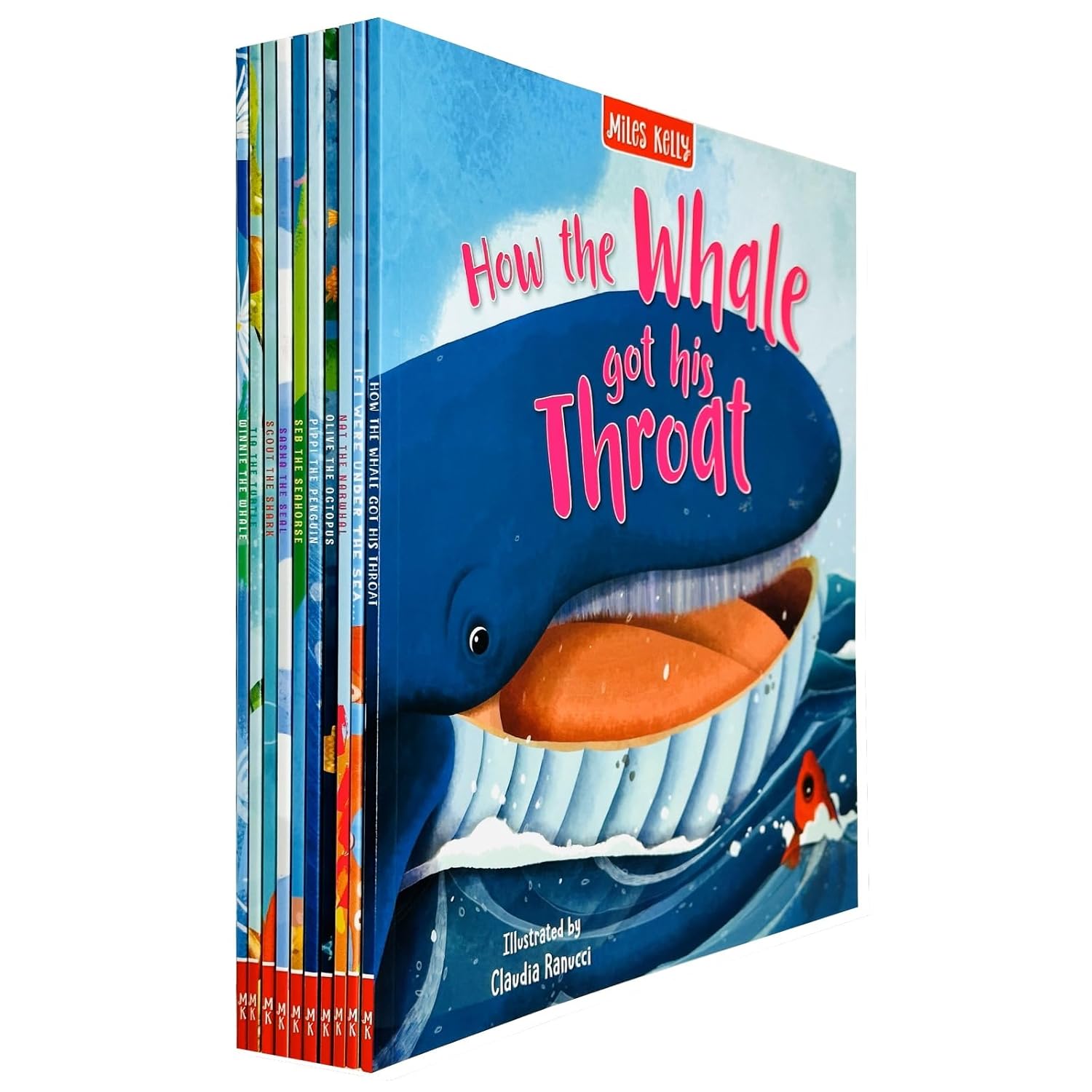 Stories From the Sea 10 Tales of Wild Animals Beneath the Waves Children's Books Collection Set - Lets Buy Books
