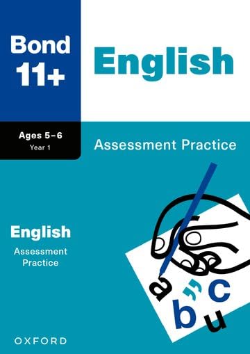 Bond 11+ Maths English Verbal Non-Verbal Reasoning Assessment Practice 5-6 years (Bond Assessment Papers) 4 Books Set - Lets Buy Books