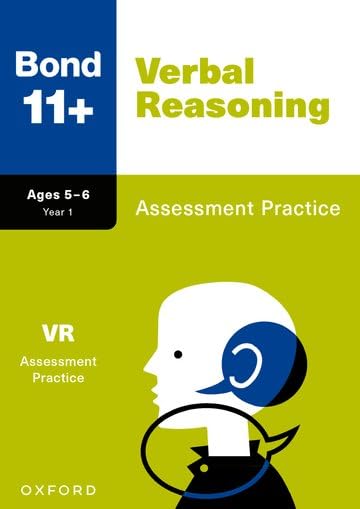 Bond 11+ Maths English Verbal Non-Verbal Reasoning Assessment Practice 5-6 years (Bond Assessment Papers) 4 Books Set - Lets Buy Books
