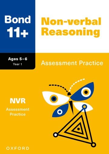 Bond 11+ Maths English Verbal Non-Verbal Reasoning Assessment Practice 5-6 years (Bond Assessment Papers) 4 Books Set - Lets Buy Books
