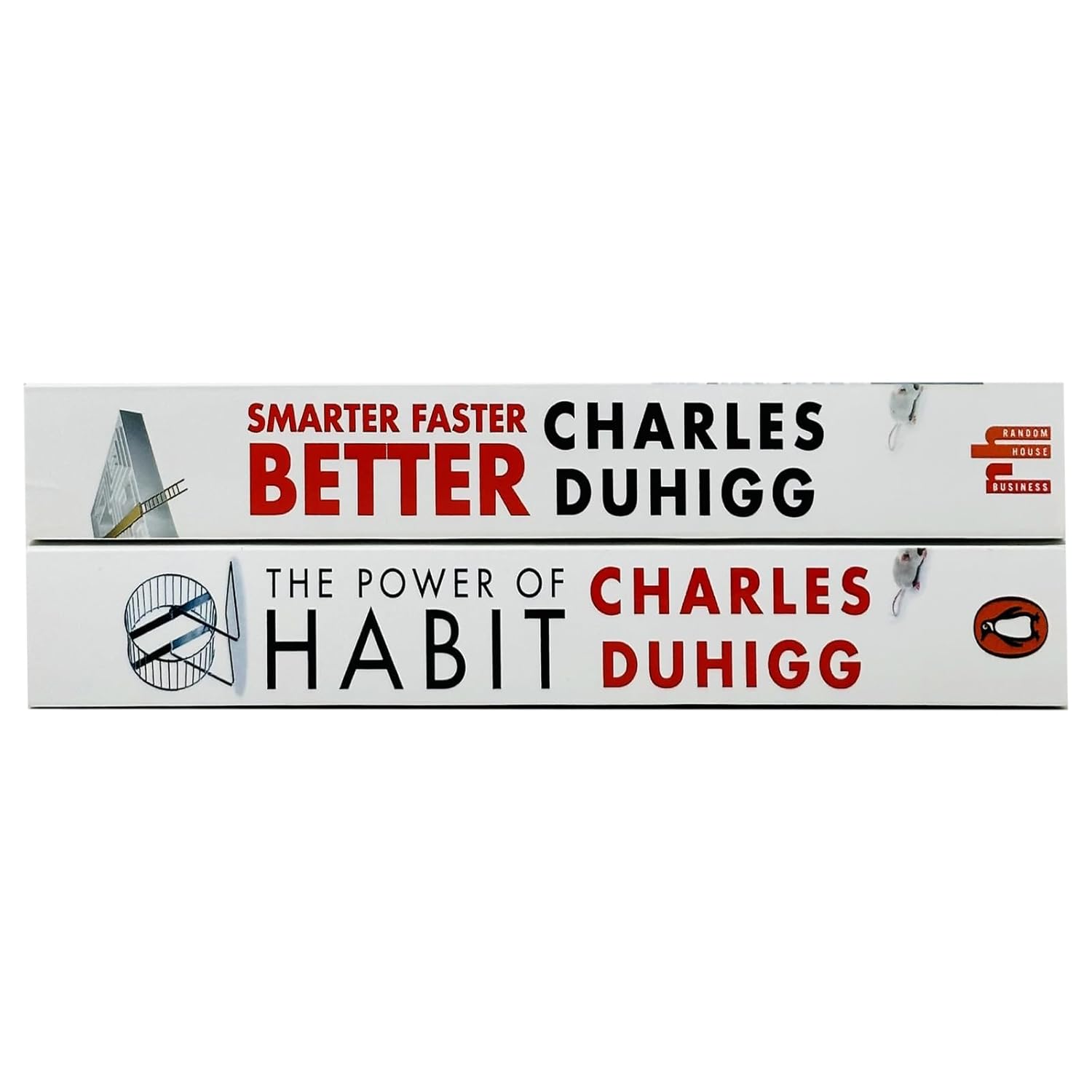 Charles Duhigg Collection 2 Books Set Power of Habit, Smarter Faster Better - Lets Buy Books