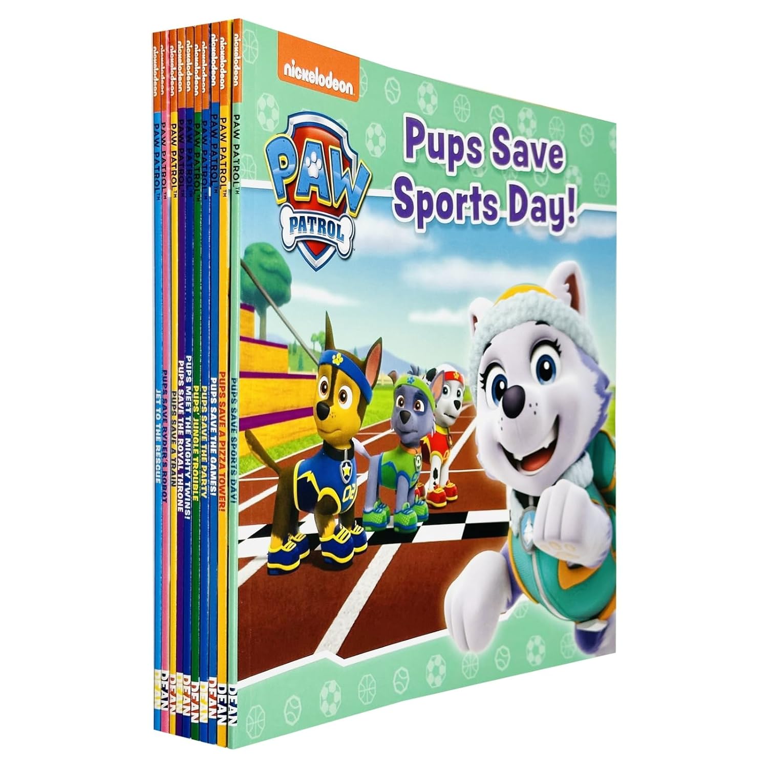 Nickelodeon Paw Patrol 10 Books Collection Set Pups Meet The Mighty Twins, Save A Train, Save The Games - Lets Buy Books
