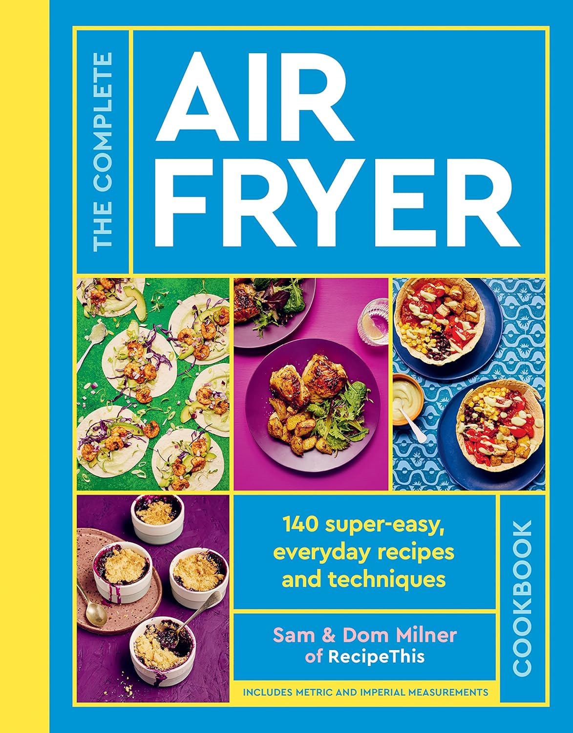The Complete Air Fryer Cookbook, The Slim 800 Hot Air Fryer Simply Quick & Fast Food, Hot Air Fryer Recipe Cookbook & The Essential High Protein Cookbook 4 Books Collection Set - Lets Buy Books