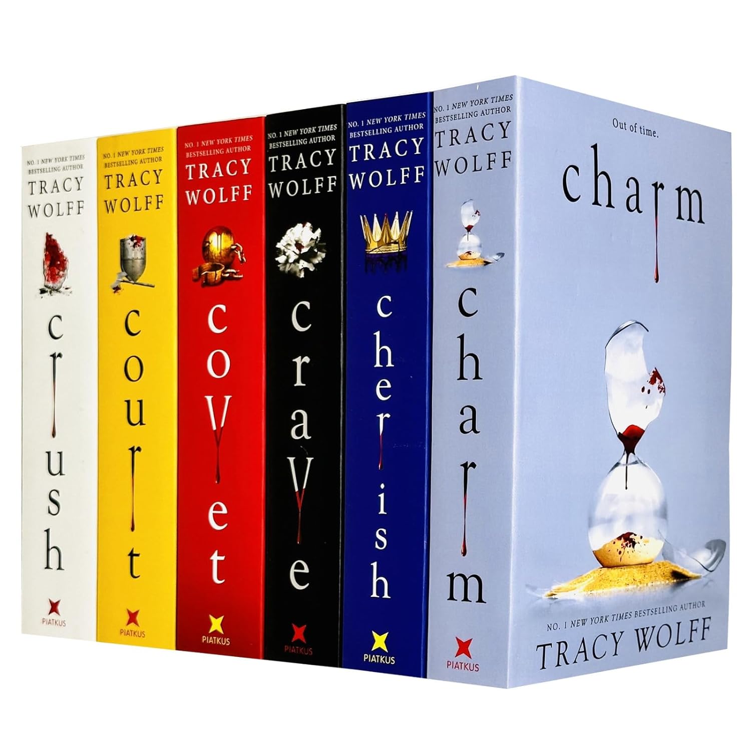 Crave Series 6 Books Collection Set By Tracy Wolff (Crave, Crush, Covet, Court, Charm & Cherish) - Lets Buy Books