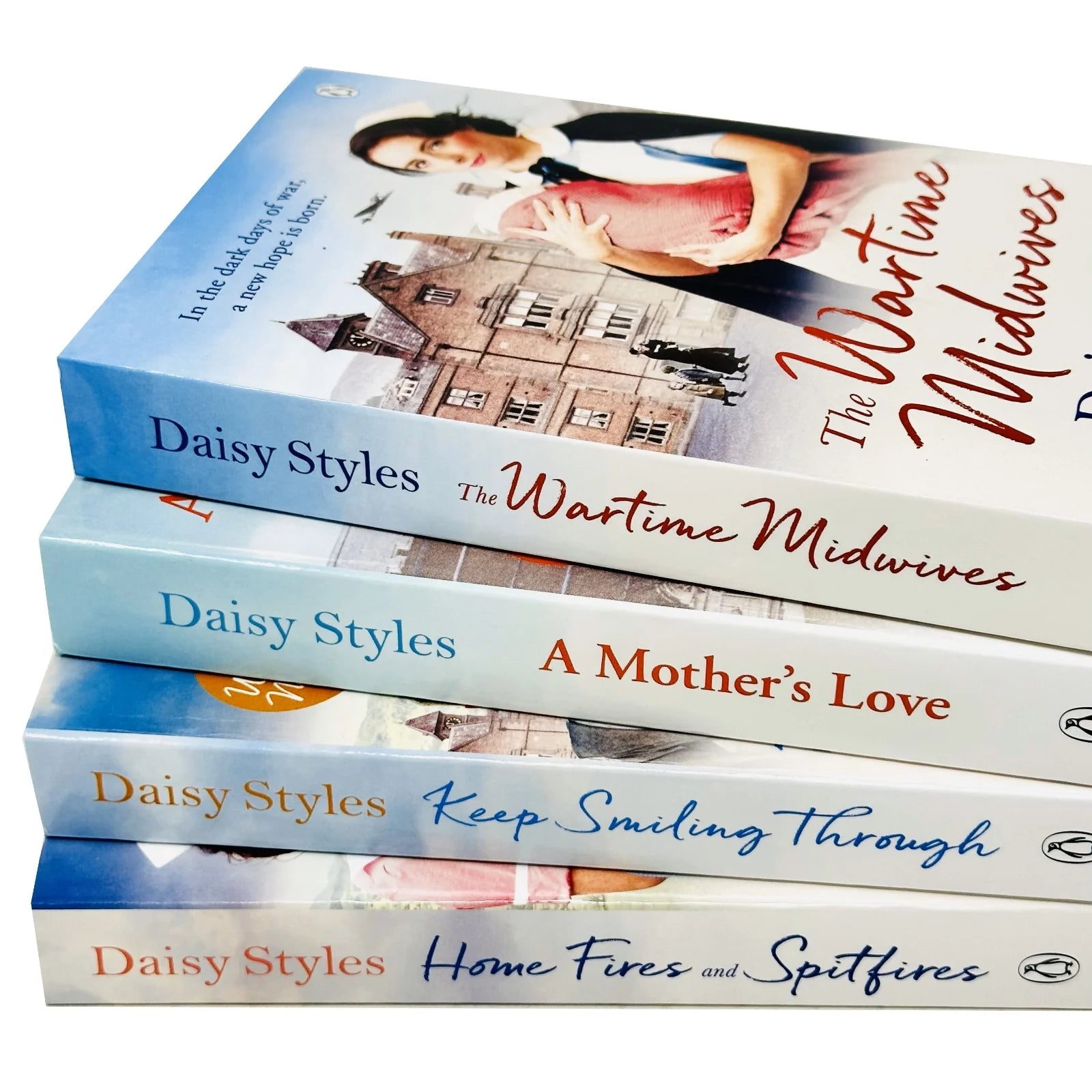 Daisy Styles Wartime Midwives Series Collection 4 Books Set (The Wartime Midwives) by Daisy Styles