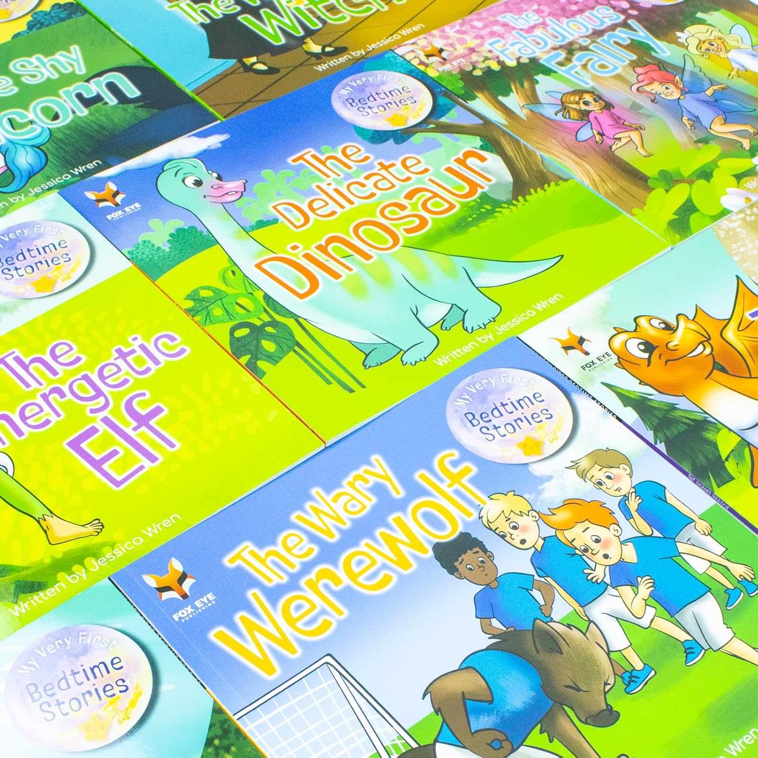 My Very First Bed Time Stories 10 Books Collection Set Delicate Dinosaur, Energetic Elf, Daring Dragon - Lets Buy Books