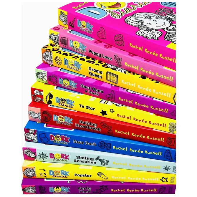 Dork Diaries Series 10 Books Collection Set by Rachel Renee Russell - Lets Buy Books