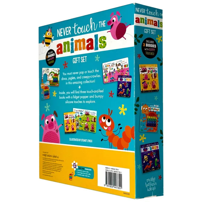 Never Touch the Animals 3 Books Collection Set - Ages 0–5 - Board Book - Lets Buy Books