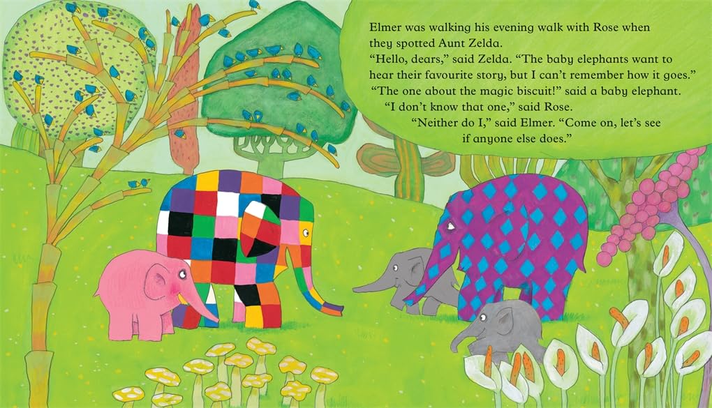 Elmer and the Patchwork Story by David McKee A World Book Day 2024 Paperback ‏ - Lets Buy Books