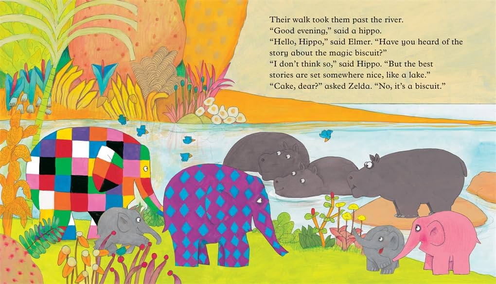 Elmer and the Patchwork Story by David McKee A World Book Day 2024 Paperback ‏ - Lets Buy Books