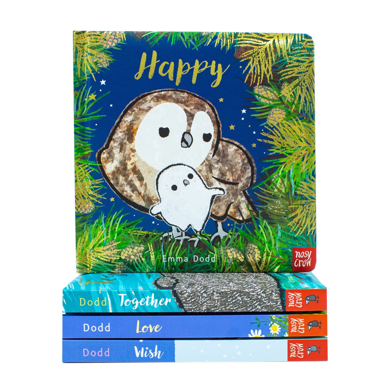 Emma Dodd Animal Series Collection 4 Books Set (Together, Love, Happy, Wish) - Lets Buy Books