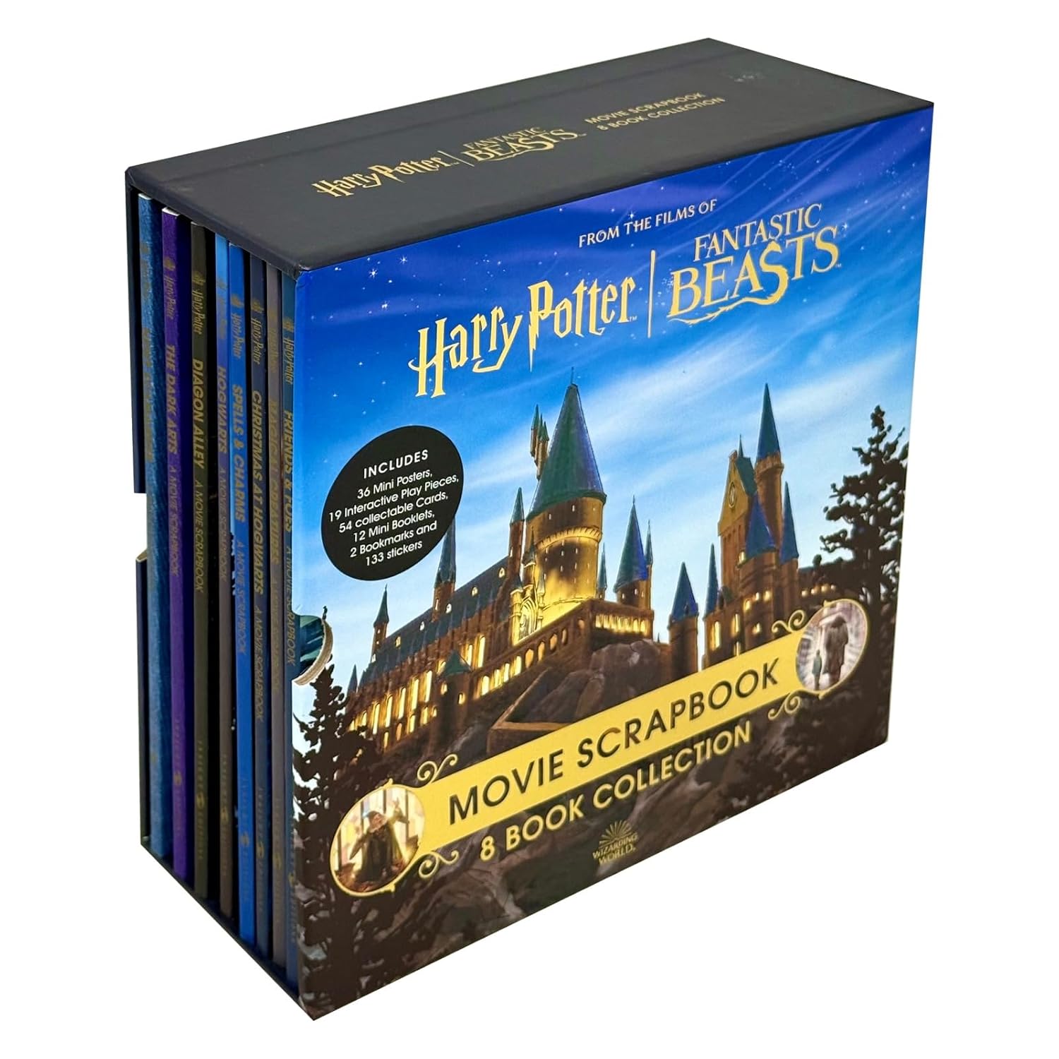 Wizarding World Movie Scrapbooks 8-Book Collection Set - Fiction - Paperback - Lets Buy Books
