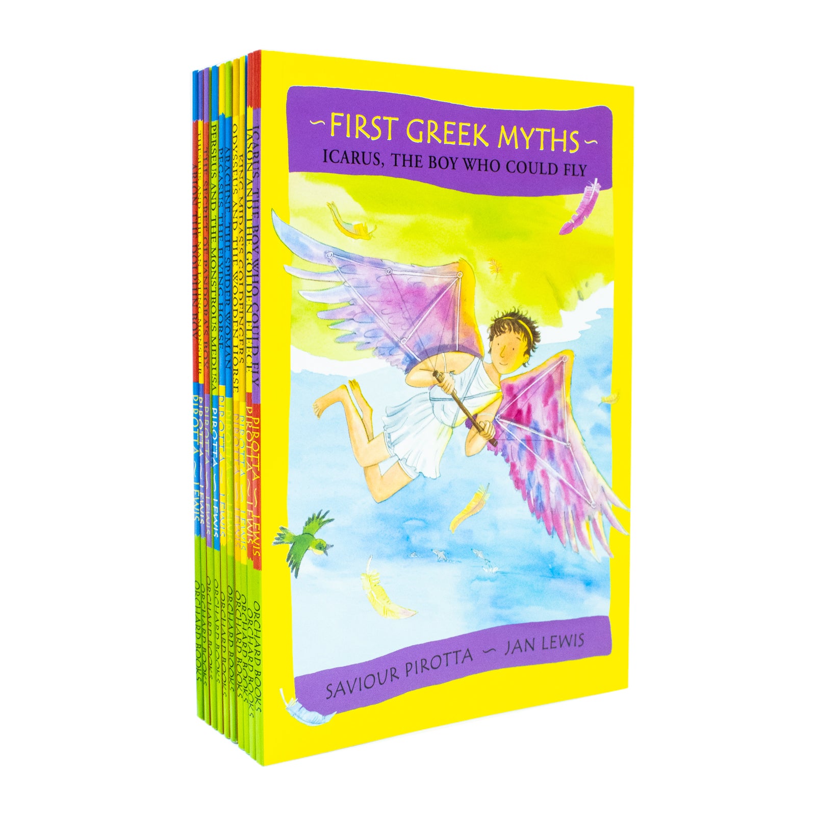 First Greek Myths Series 10 Books Collection Set (Arachne-The Spider Woman, Arion-The Dolphin Boy, Icarus-The Boy Who Could Fly, Jason and The Golden Fleece, Pegasus-The Flying Horse & 5 More) - Lets Buy Books