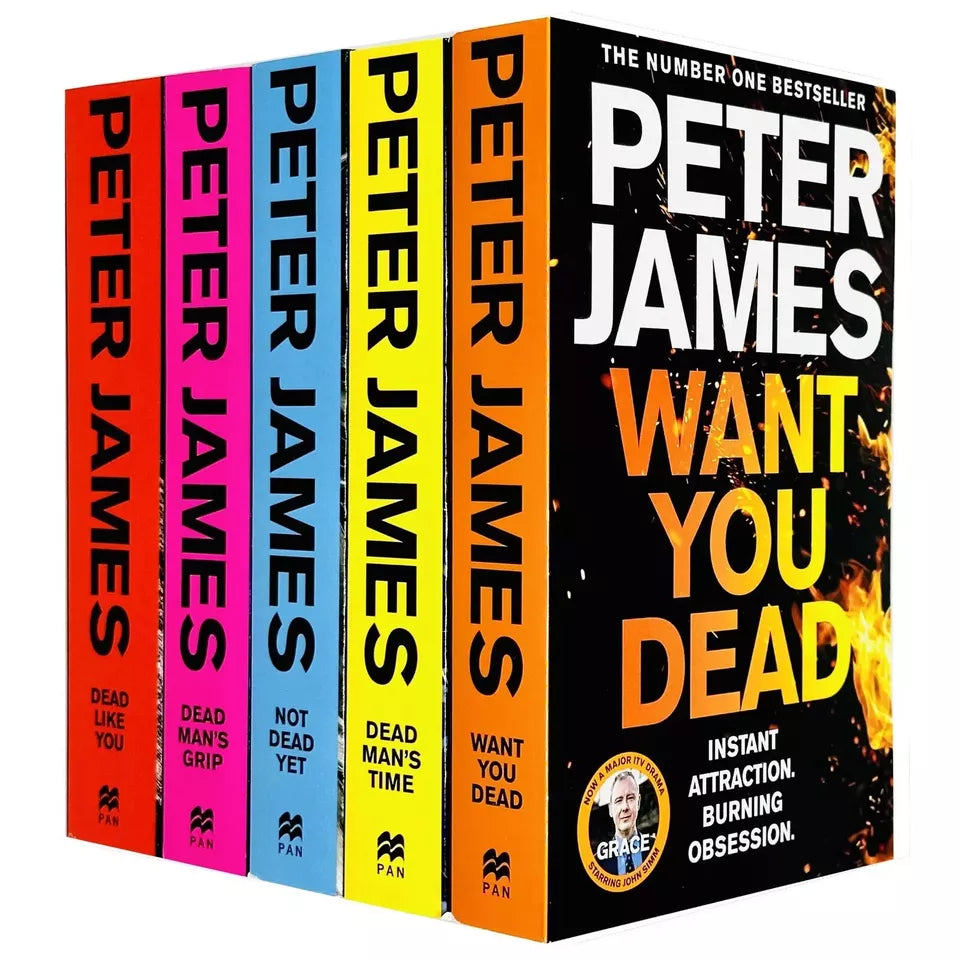Roy Grace Series Books 1-10 Collection Set by Peter James (Dead Simple) Paperback - Lets Buy Books