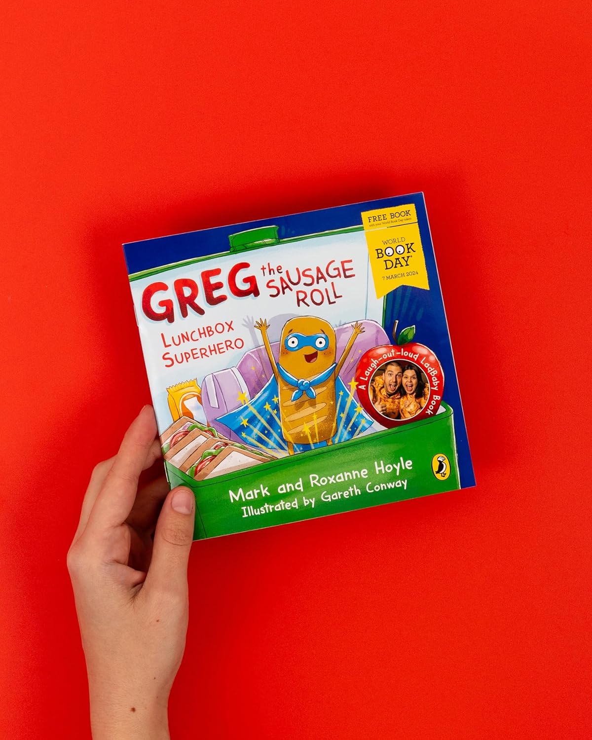 Greg the Sausage Roll: Lunchbox Superhero by Mark Hoyle A World Book Day 2024 mini book Paperback - Lets Buy Books