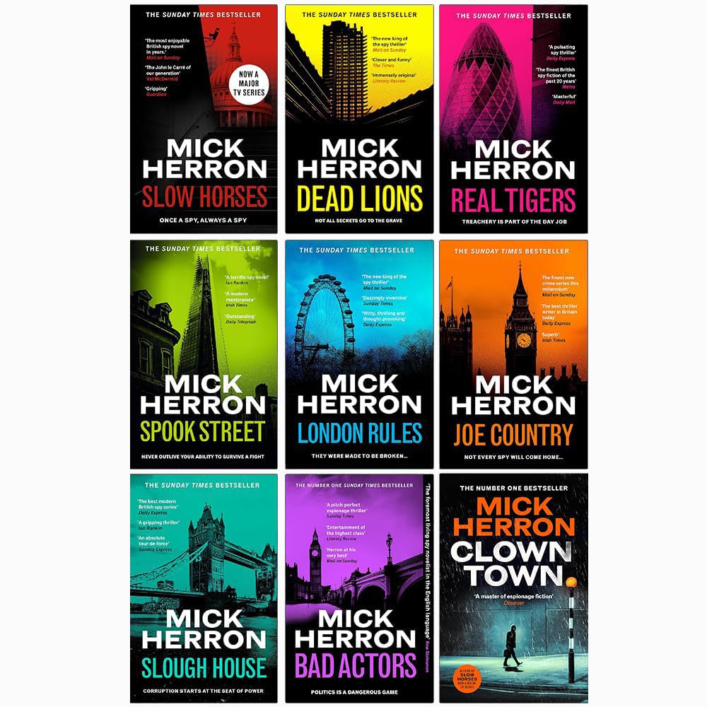 Slough House Thriller Series by Mick Herron 9 Books Collection Set - Fiction - Hardback - Lets Buy Books