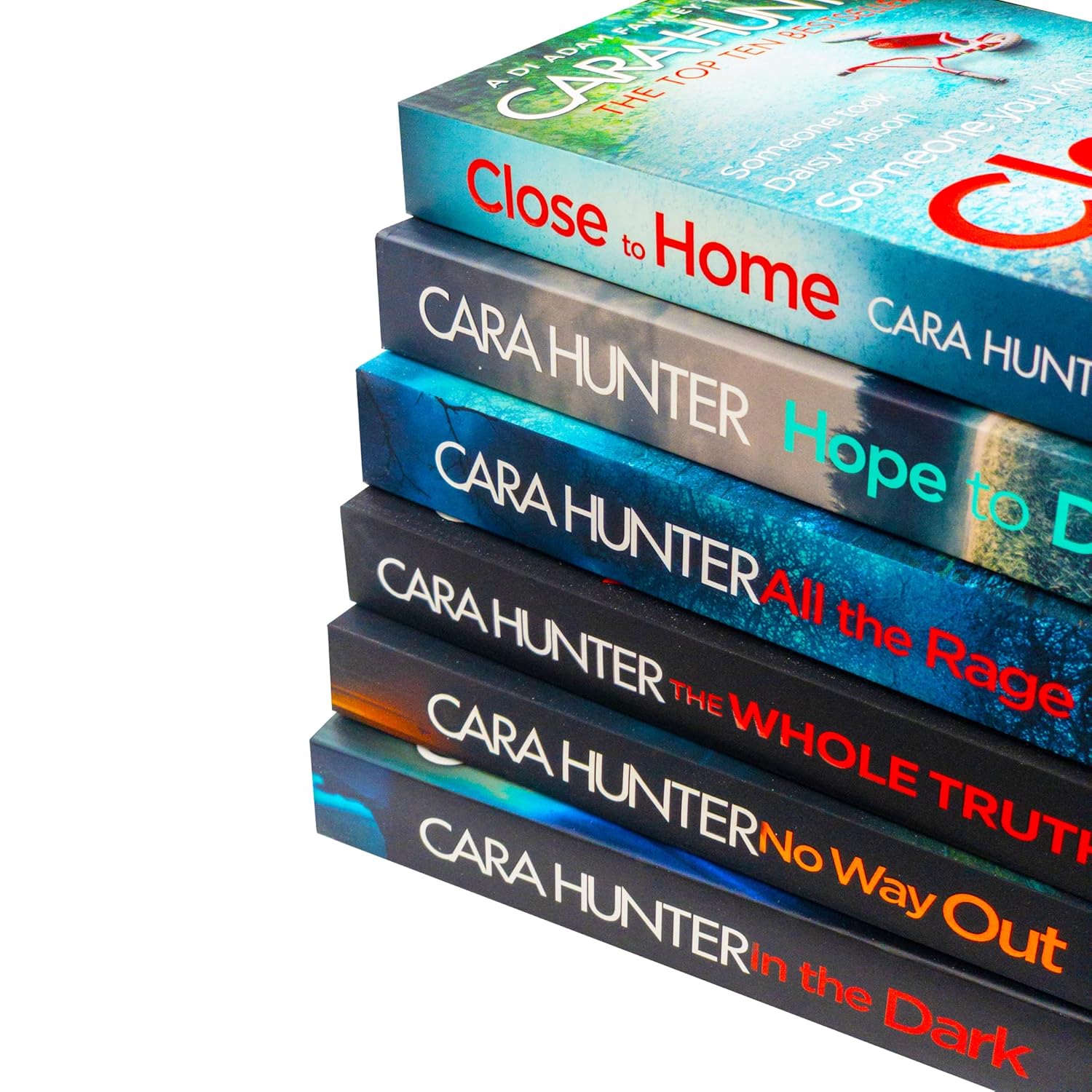 Cara Hunter DI Fawley Series 6 Books Collection Set (All the Rage, In the Dark, Close to Home, No Way Out, The Whole Truth, Hope to Die) - Lets Buy Books