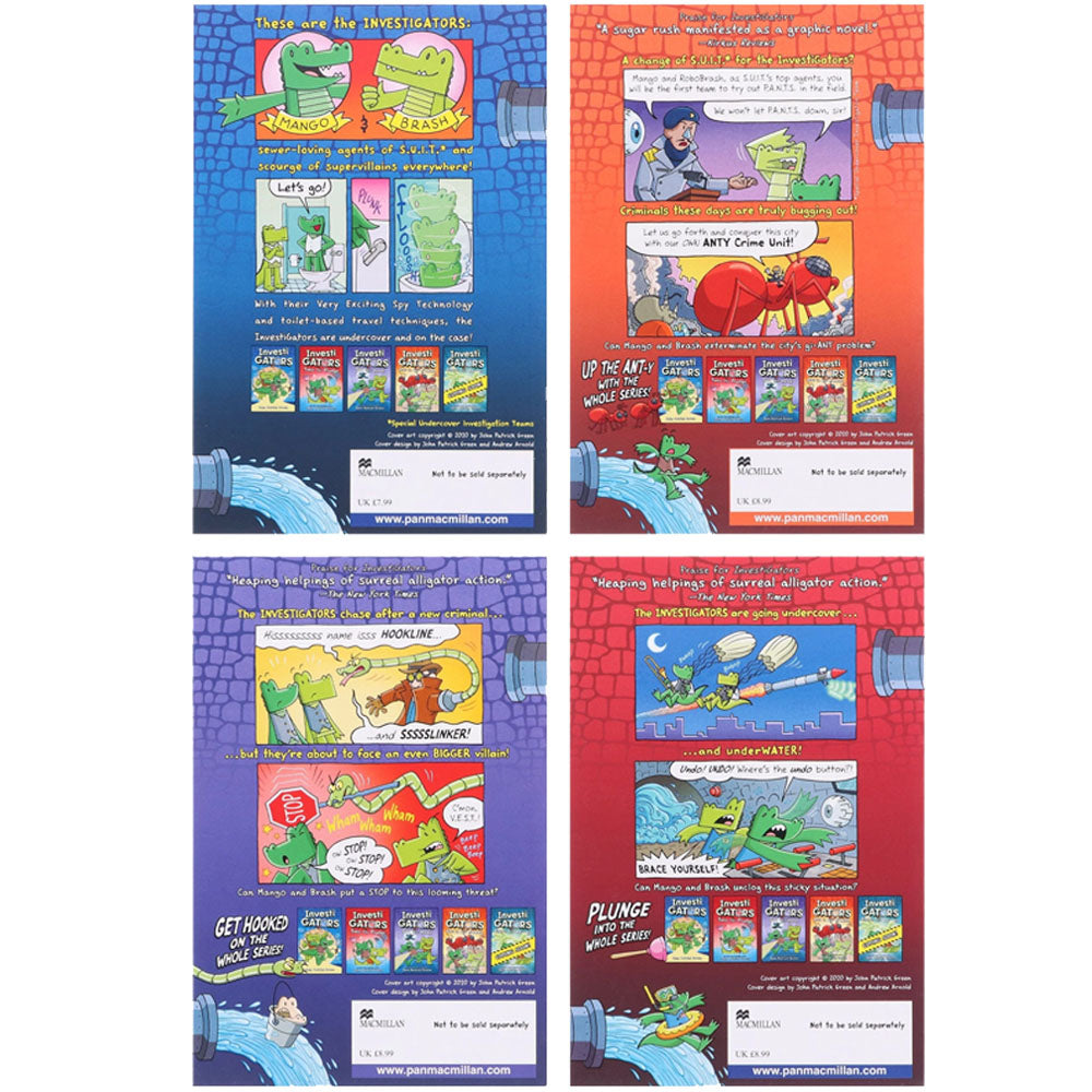 Investigators Series 4 Books Collection Set By John Patrick Green - Lets Buy Books