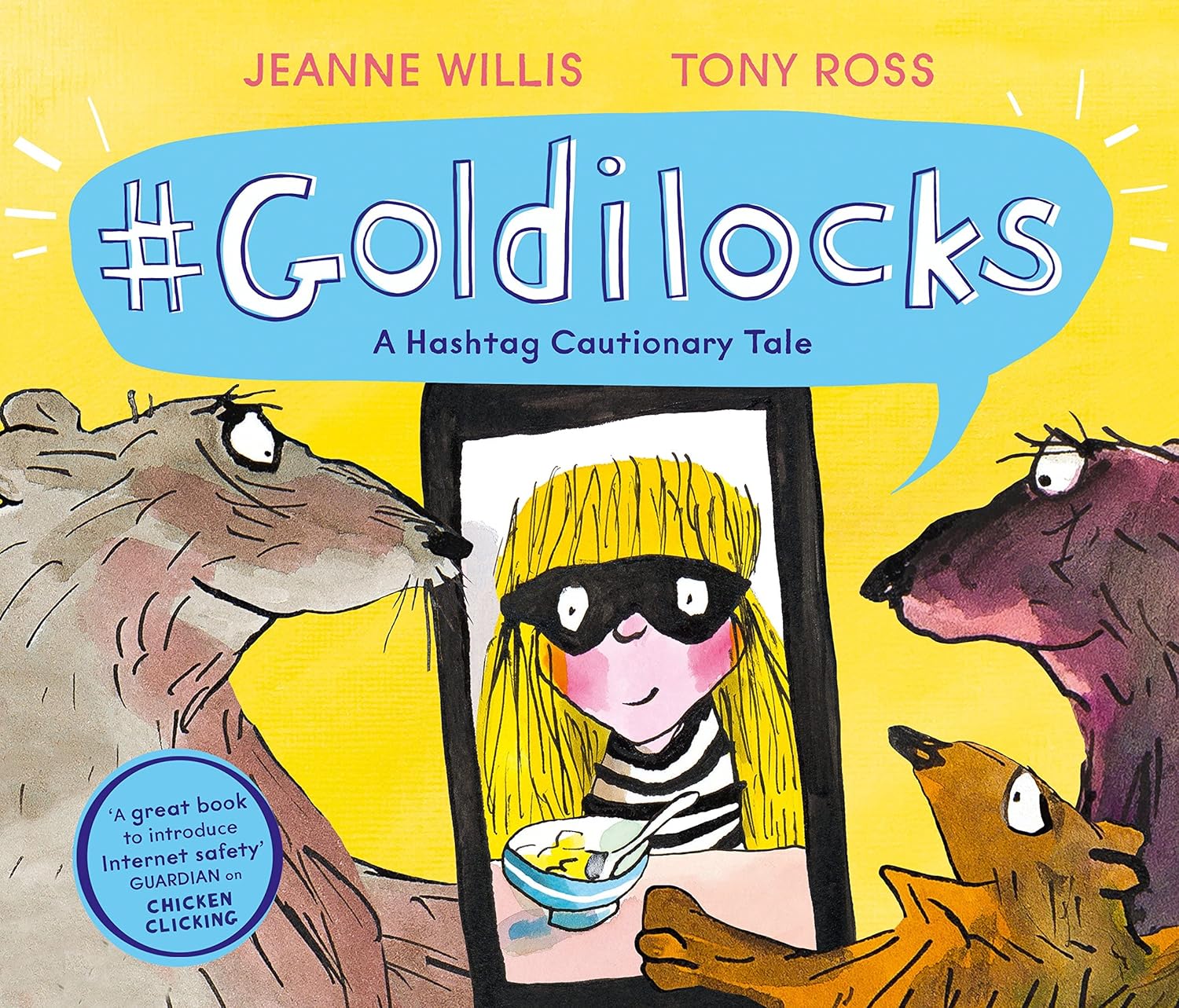 Jeanne Willis Collection 4 Books Set (Troll Stinks!, Goldilocks, Chicken Clicking & Old Macdonald Had a Phone) - Lets Buy Books