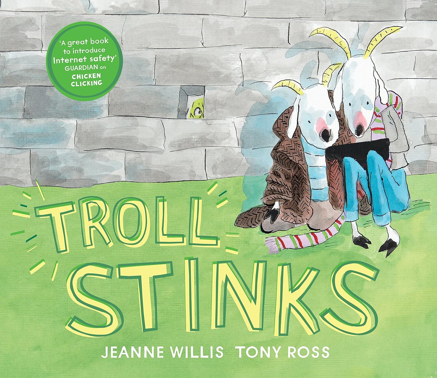 Jeanne Willis Collection 4 Books Set (Troll Stinks!, Goldilocks, Chicken Clicking & Old Macdonald Had a Phone) - Lets Buy Books