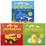 Pop-Up Peekaboo! 3 Books Collection Set By DK (Under The Sea, Things That Go) - Lets Buy Books