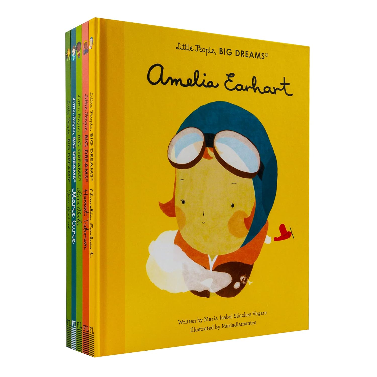 Little People, Big Dreams Trailblazing Women 5 Books Gift Set Amelia Earhart, Marie Curie - Lets Buy Books