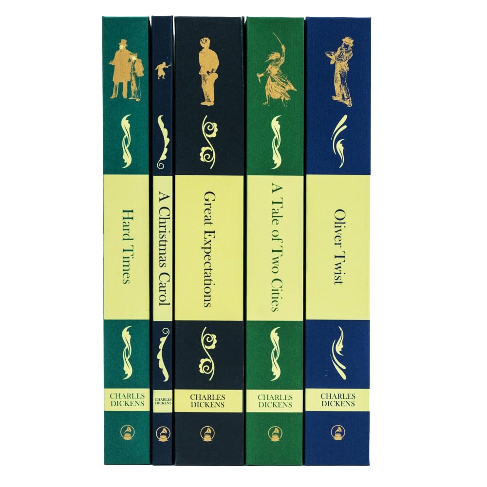 Major Works of Charles Dickens 5 Books Deluxe Hardback Set A Christmas Carol - Lets Buy Books