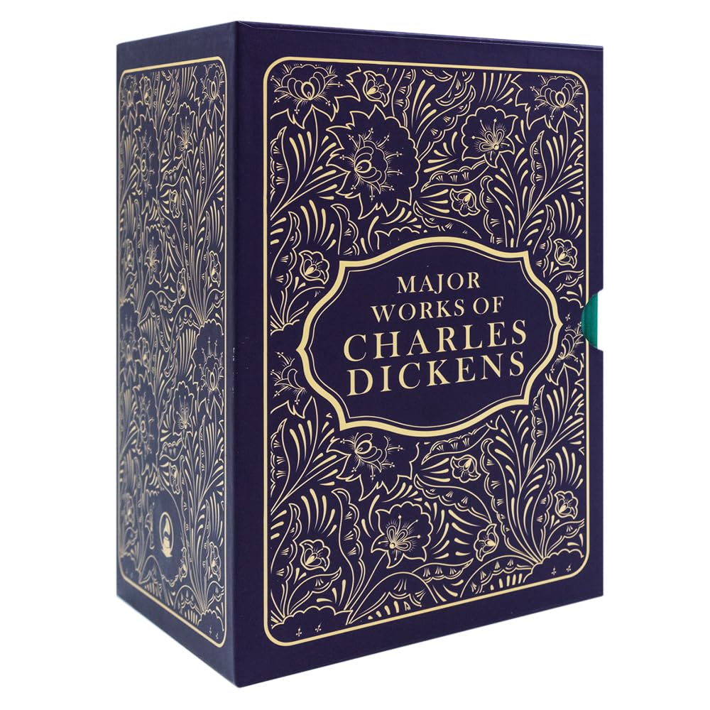 Major Works of Charles Dickens 5 Books Deluxe Hardback Set A Christmas Carol - Lets Buy Books
