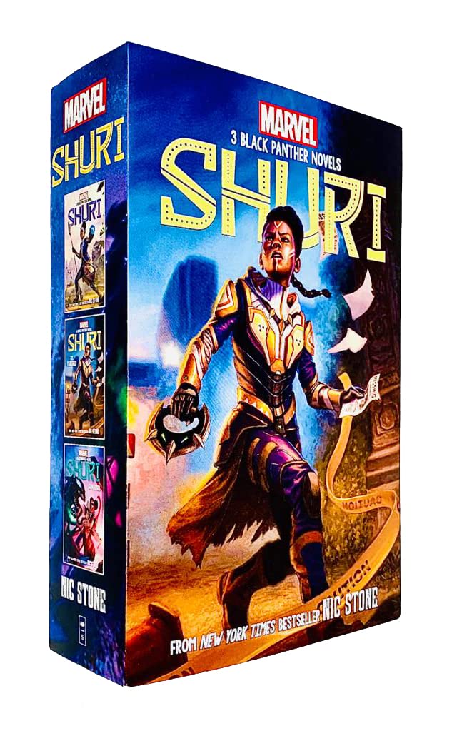 Marvel Black Panther Shuri Series 3 Books Collection Set By Nic Stone Shuri: A Black Panther, Vanished, Symbiosis - Lets Buy Books