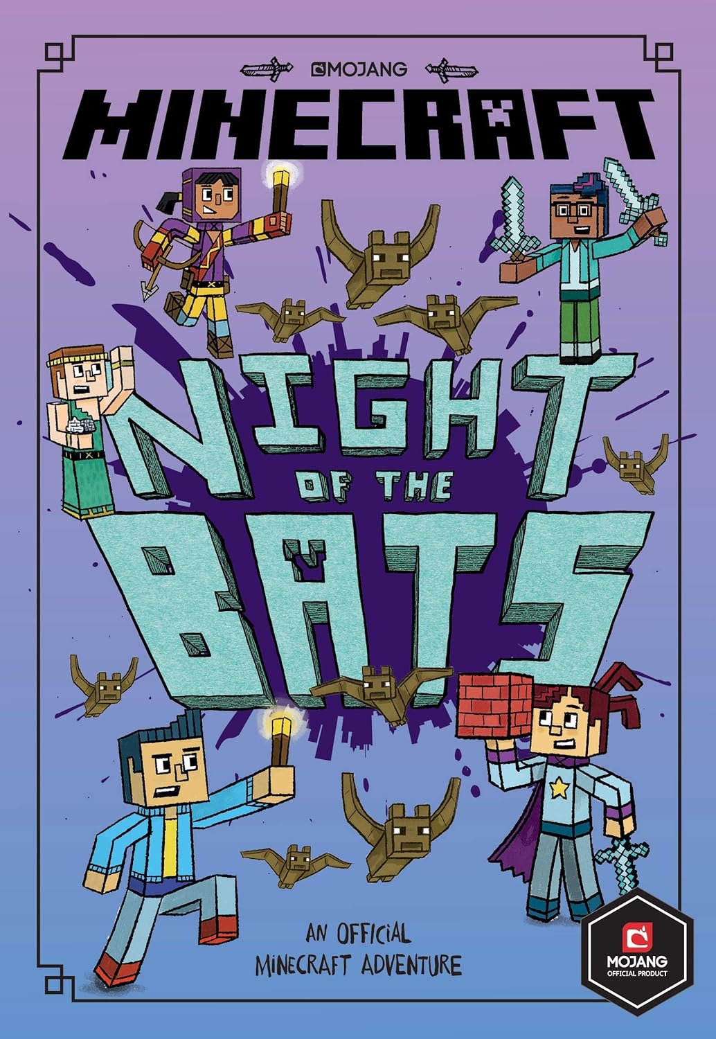 Minecraft Woodsword Chronicles Collection 6 Books Set By Nick Eliopulos Into The Game, Night of the Bats - Lets Buy Books