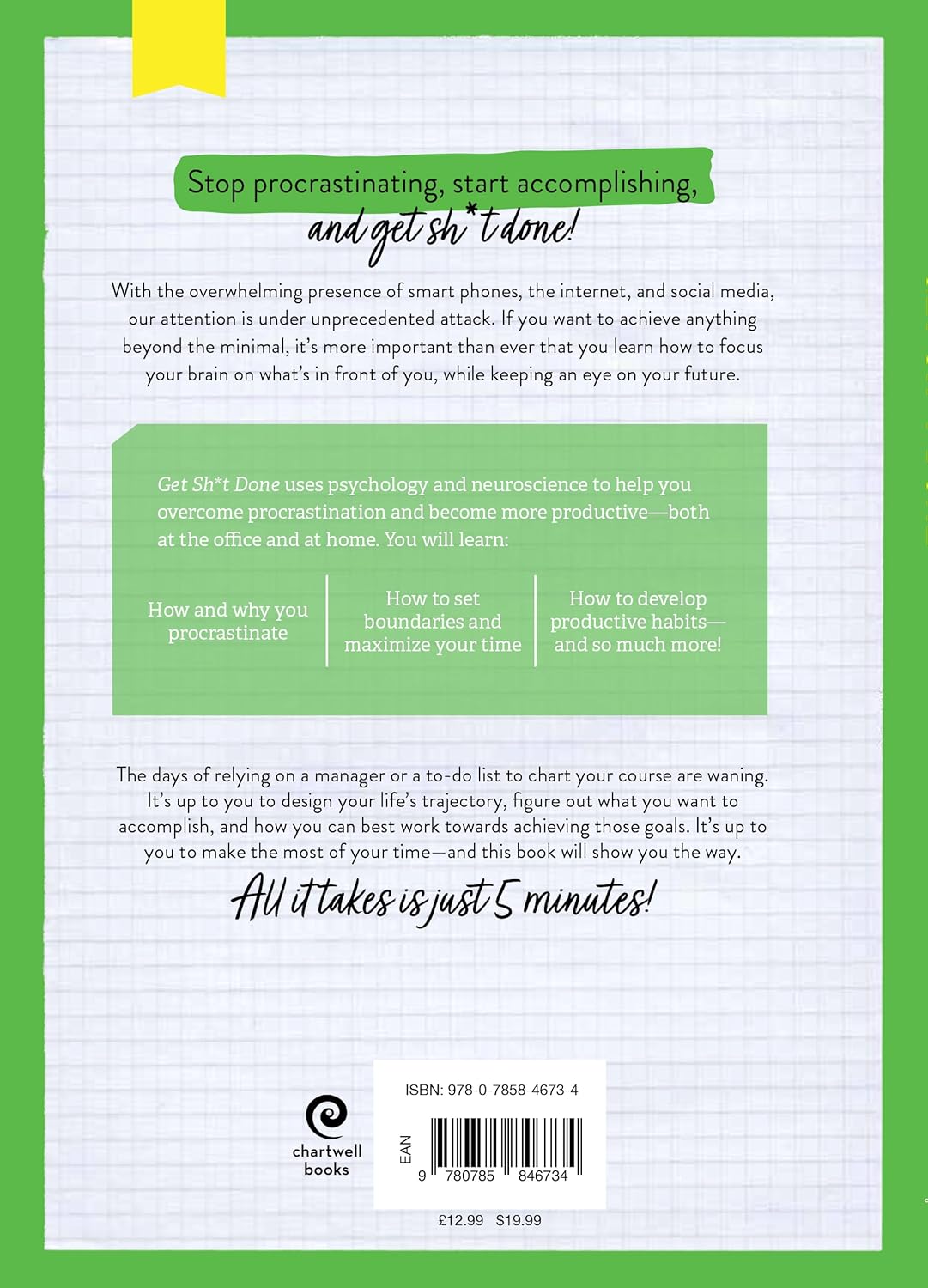 Get Sh*t Done : Stop Procrastinating In Just 5 Minutes - Lets Buy Books