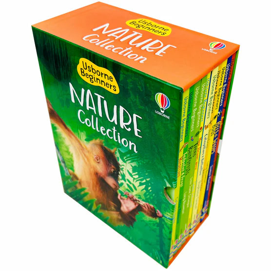 Usborne Beginners Nature 10 Books Box Set Collection Reptiles, Rainforest Hardcover - Lets Buy Books