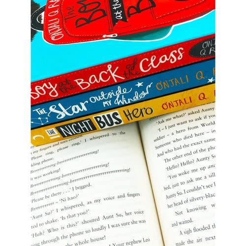 Onjali Rauf Collection 4 Books Set (The Night Bus Hero, The Star Outside my Window, The Boy At the Back of the Class, The Lion Above the Door) - Lets Buy Books