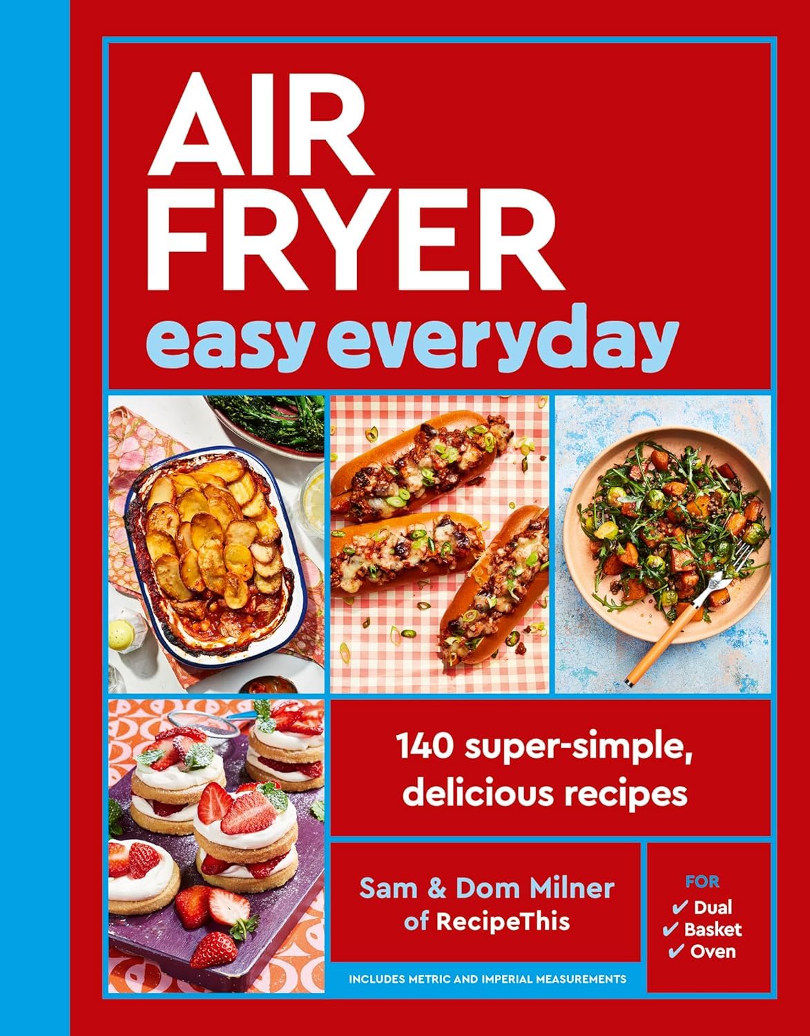 Air Fryer Easy Everyday, The Slim 800 Hot Air Fryer Simply Quick & Fast Food, Hot Air Fryer Recipe Cookbook & The Essential High Protein Cookbook 4 Books Collection Set - Lets Buy Books
