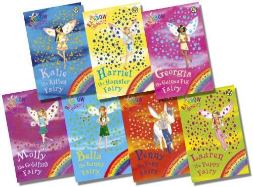 Rainbow Magic Series 5 Pet Keeper Fairies Collection 7 Books Pack Set (Books 29 To 35) - Lets Buy Books