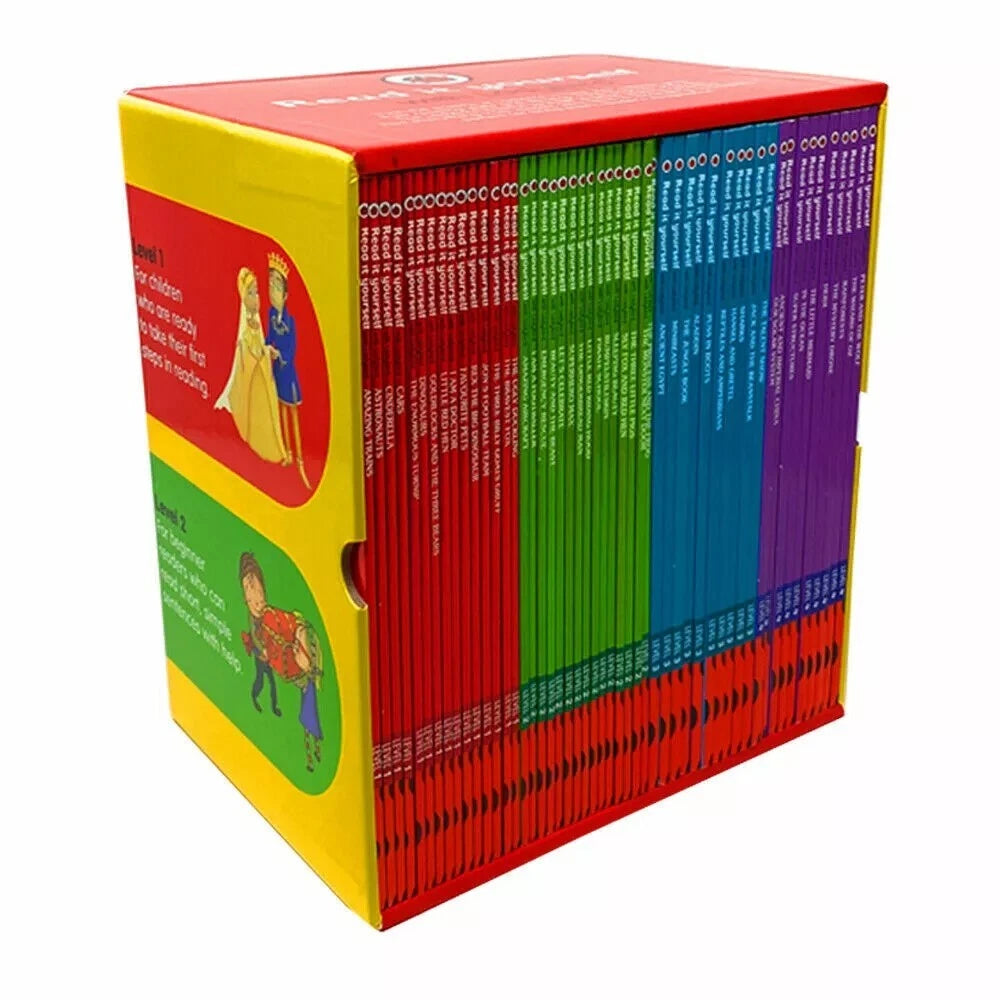 Ladybird Read It Yourself Collection 50 Books Full Set Level 1 to 4 - Lets Buy Books
