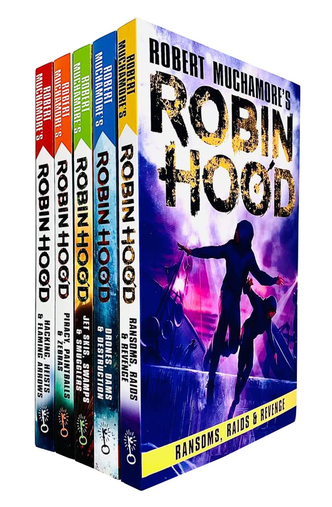 Robin Hood Series 5 Books Collection Set by Robert Muchamore Ransoms, Raids and Revenge - Lets Buy Books