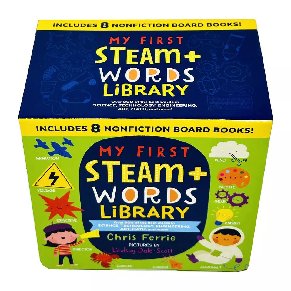 My First STEAM + Words Library 8 Book Collection Boxed Set By Chris Ferrie - Lets Buy Books