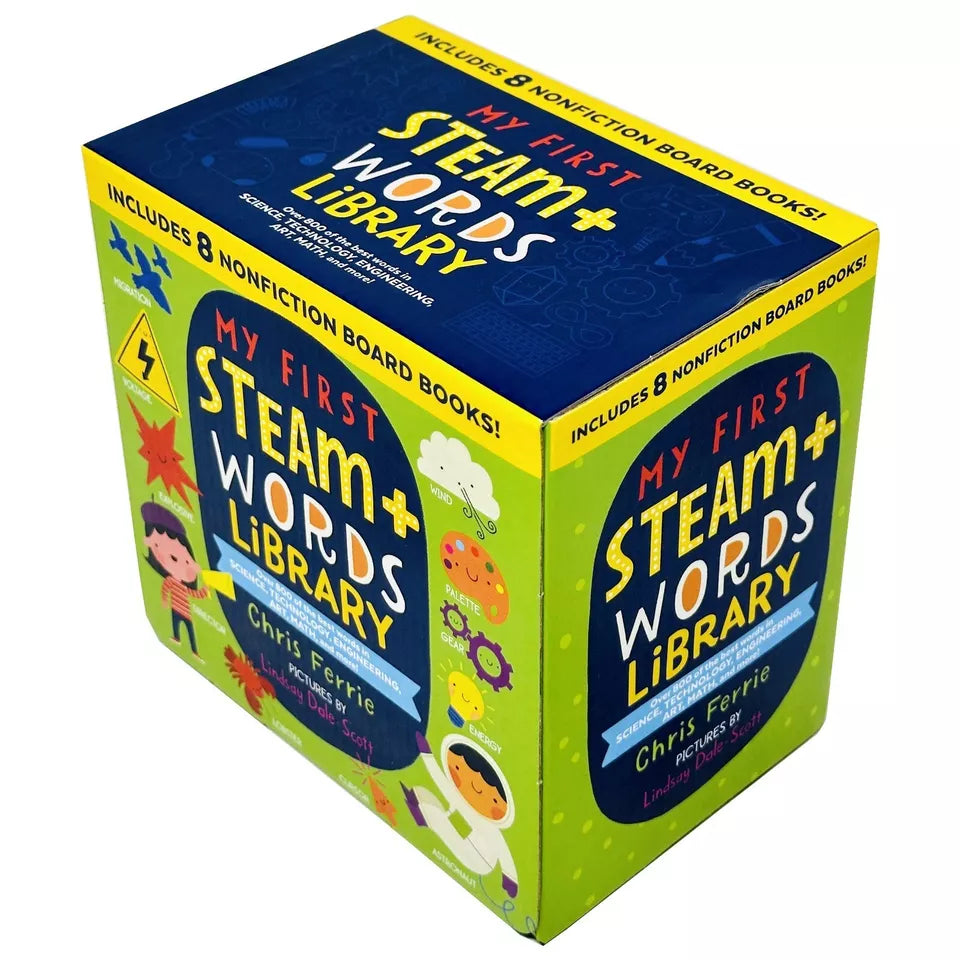 My First STEAM + Words Library 8 Book Collection Boxed Set By Chris Ferrie - Lets Buy Books