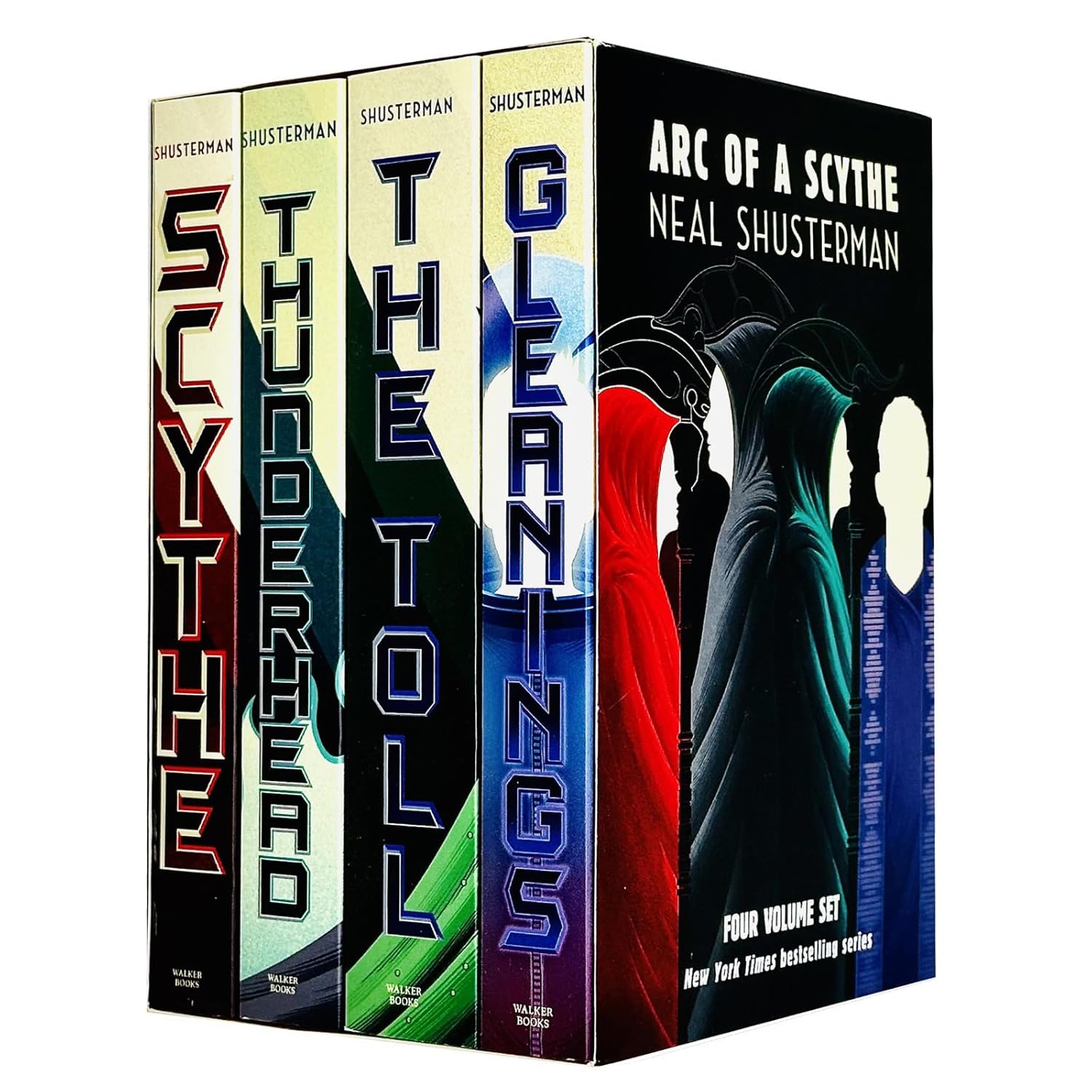 Arc of a Scythe Series 4 Books Box Set Collection By Neal Shusterman (Scythe, Thunderhead, The Toll & Gleanings) - Lets Buy Books