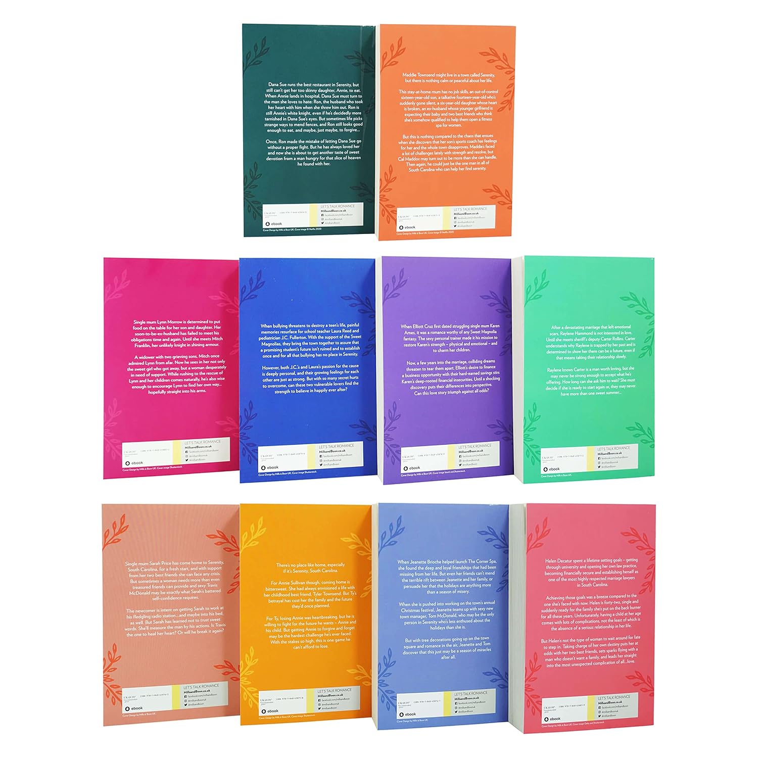 The Sweet Magnolias Series Books 1 - 10 Collection Set by Sherryl Woods NETFLIX - Lets Buy Books